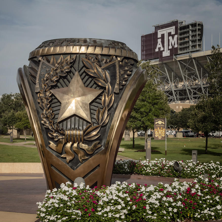 University Photograph - Aggie Ring by Joan Carroll