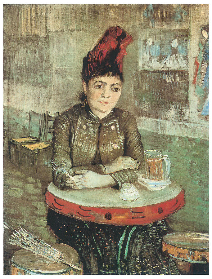 Woman in the 'Cafe Tambourin', 1887 Wall Art, Canvas Prints