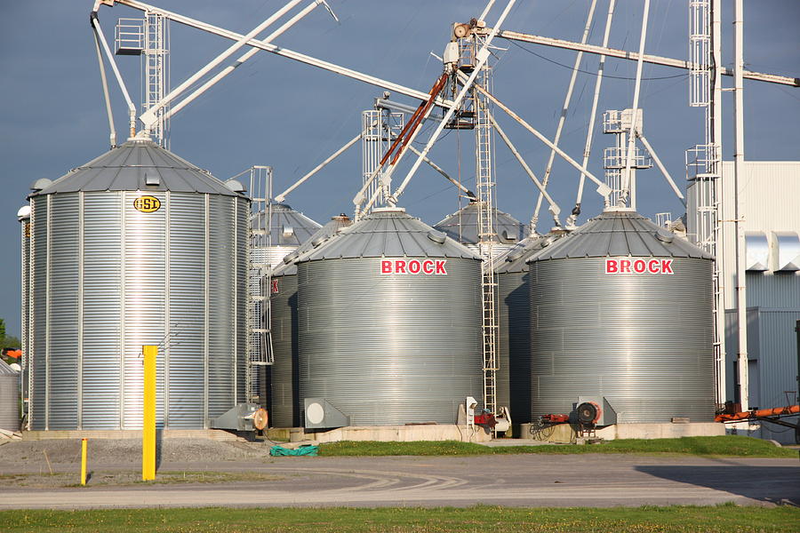 Agricultural Silos Photograph by Valentino Visentini