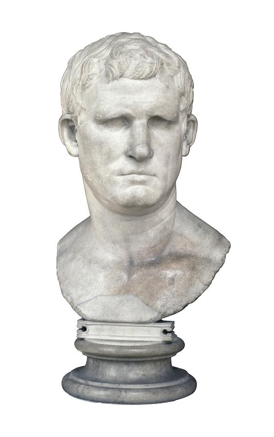 Agrippa. 63 Bc - 12 Bc. Bust. Roman by Everett