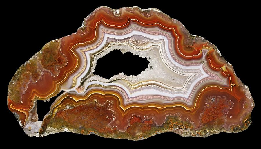 Agua Nueva Agate Photograph by Natural History Museum, London/science Photo Library