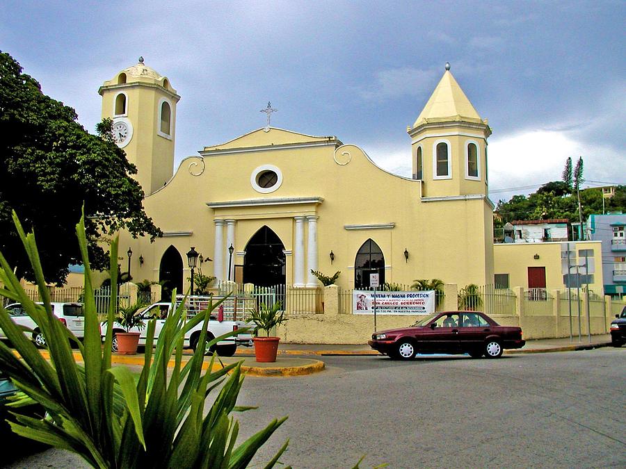 Aguadilla Catholic Church Photograph by Ricardo J Ruiz de Porras