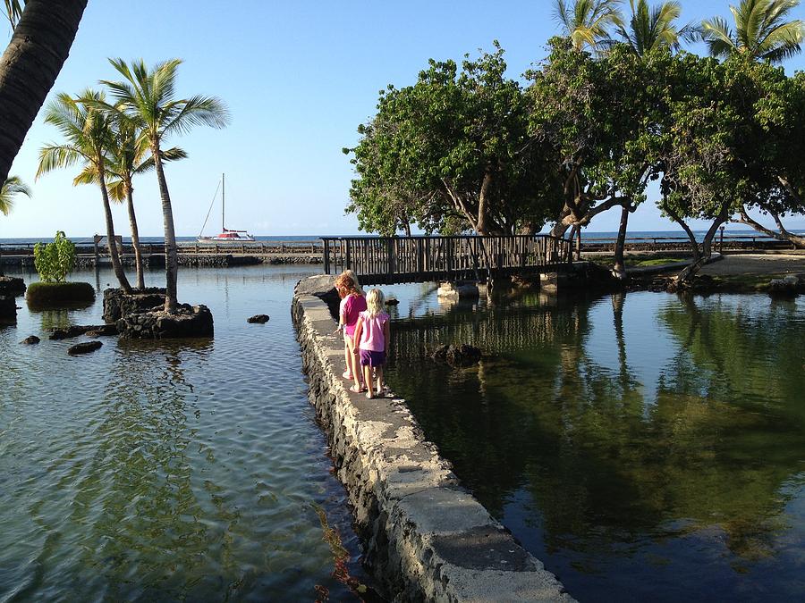Kids Photograph - AHA Ancient Hawaiian Adventure by Eugene Evon