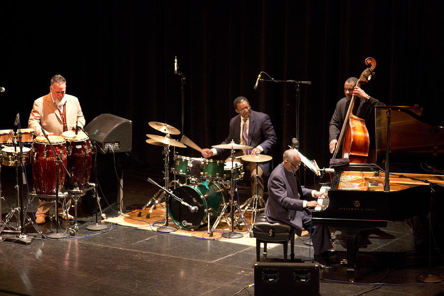 Ahmad Jamal PDX Jazz Fest 21Feb14 Photograph by Lee Santa