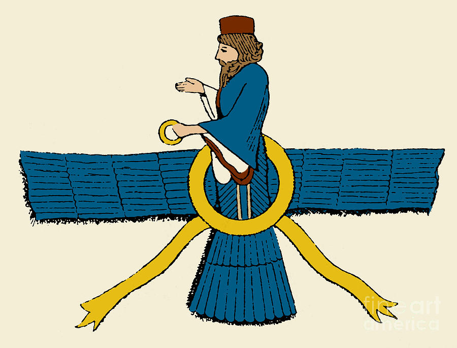 Ahura Mazda, Zoroastrian God Of Truth Photograph by Science Source