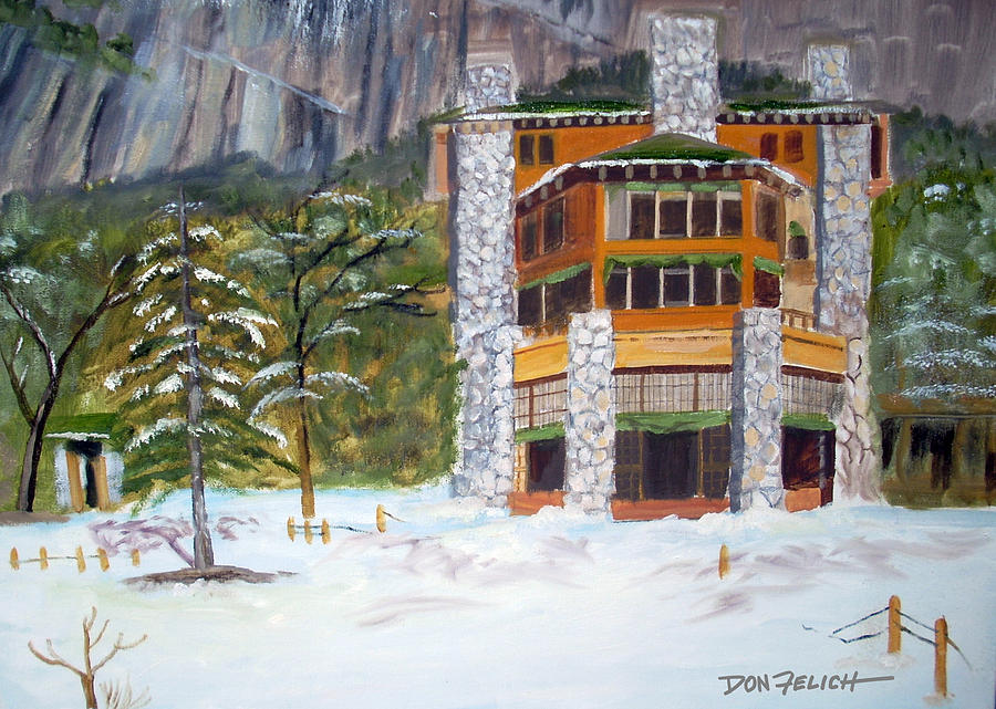 Ahwahnee Painting by Don Felich