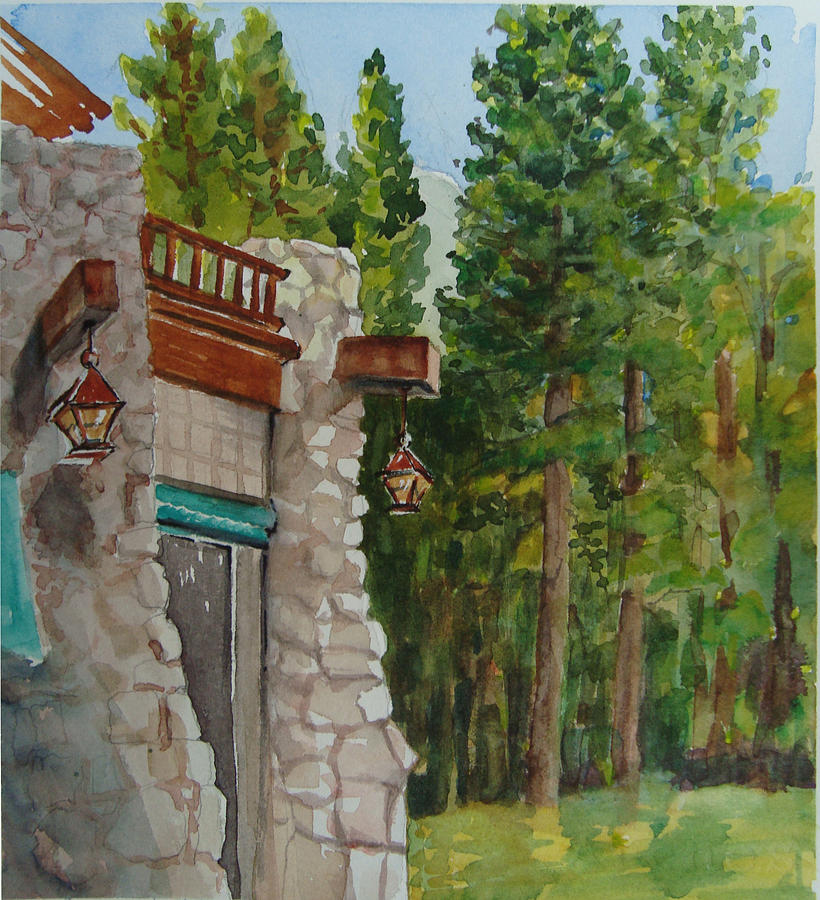 Ahwahnee Woods Painting by Karen Coggeshall