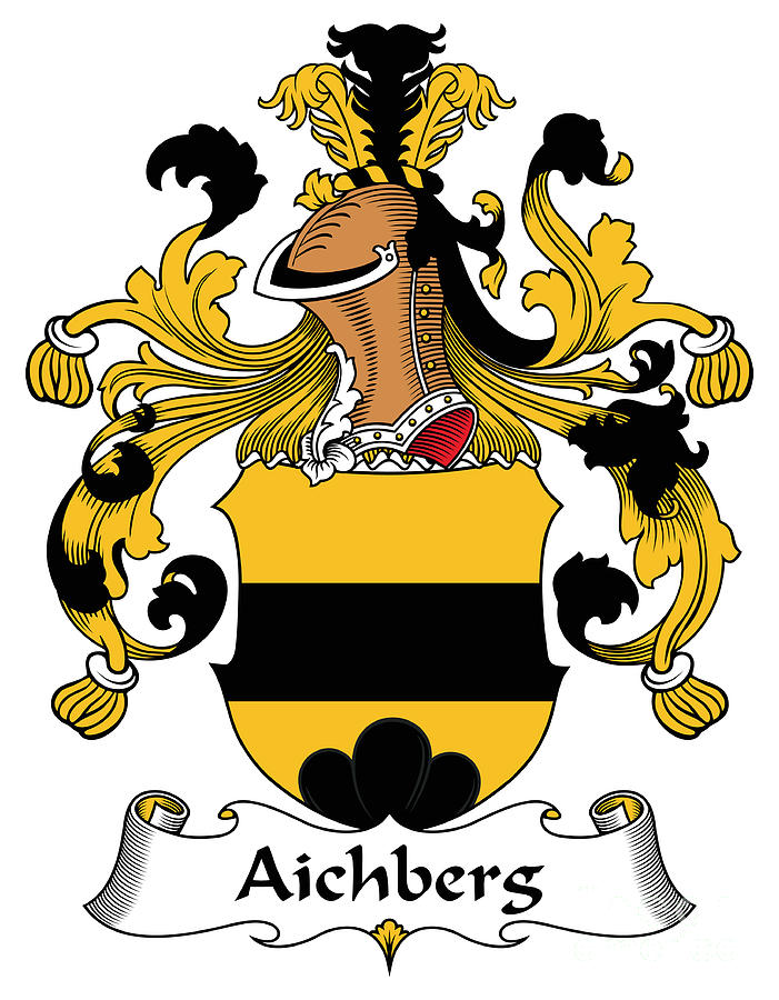 Aichberg Coat of Arms German Digital Art by Heraldry - Fine Art America