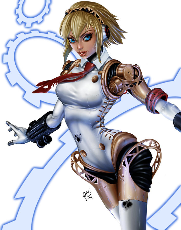 Aigis Painting by Pete Tapang