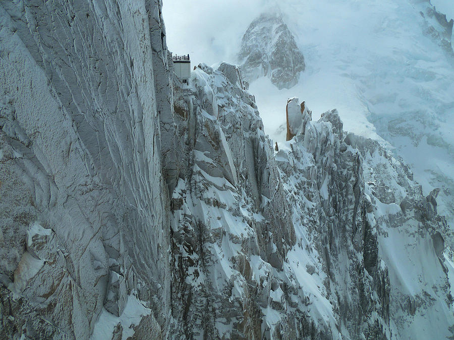 Aiguille du Midi Mount Blanc Photograph by Frank Wilson