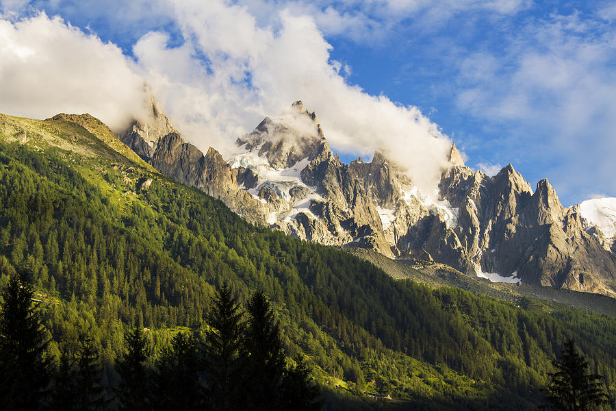 Aiguilles of Chamonix Photograph by Mircea Costina Photography