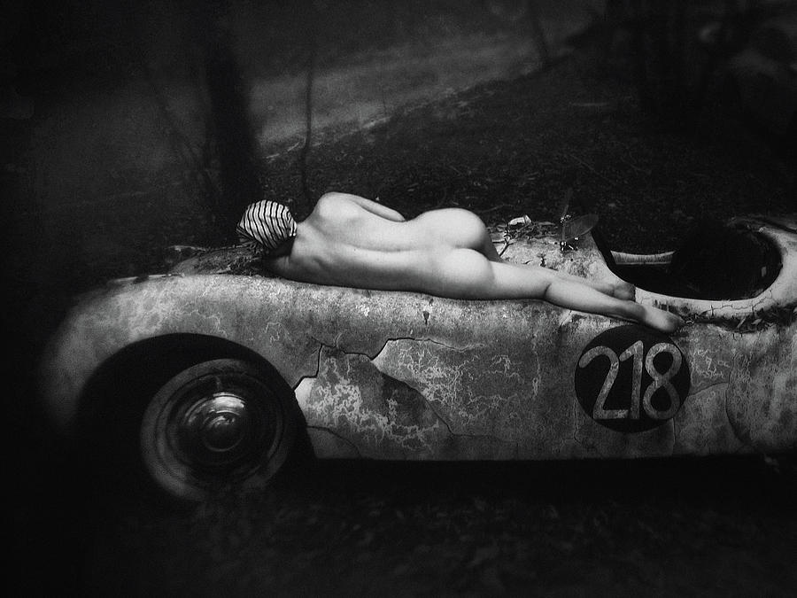 Woman Photograph - Aimee & Jaguar by Holger Droste