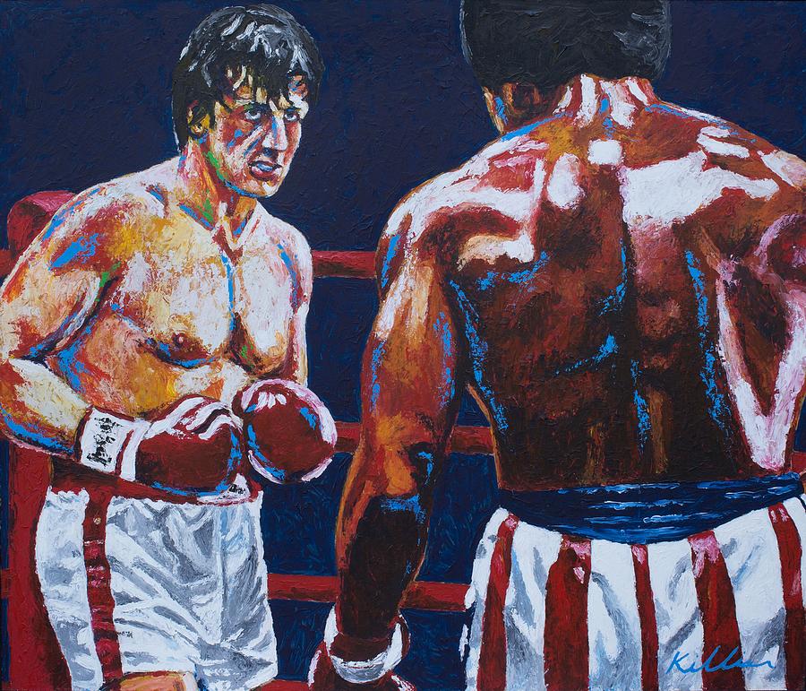 Rocky Painting - Aint gonna be no rematch by Patrick J Killian.