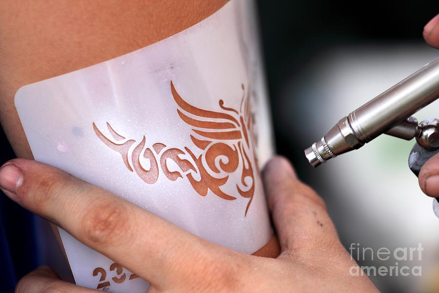 Freehand brush arm design done by Yasin Er, İstanbul/Turkey : r/tattoo