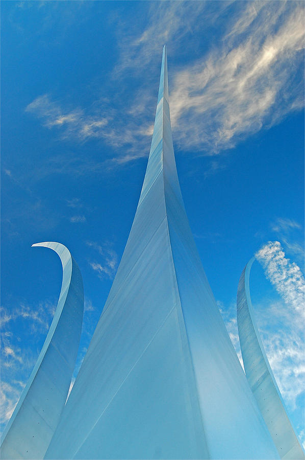 Air Force Memorial Photograph by Michael Donahue