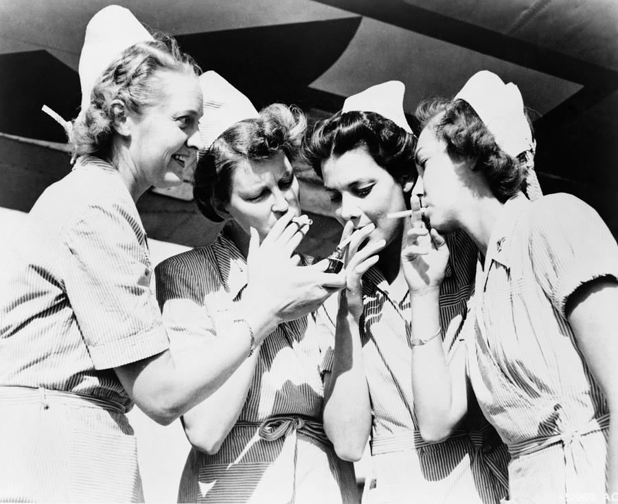 Air Force Nurses, C1945 Photograph by Granger