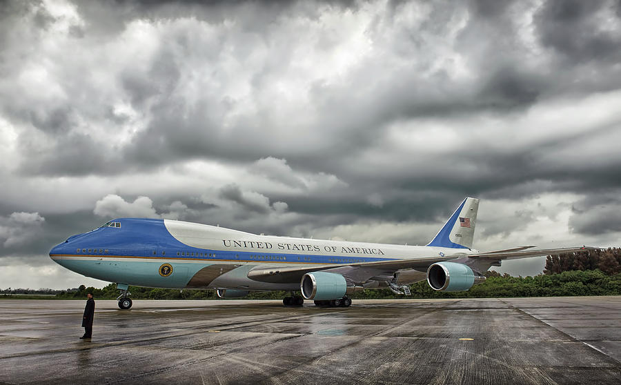 Transportation Photograph - Air Force One by Mountain Dreams