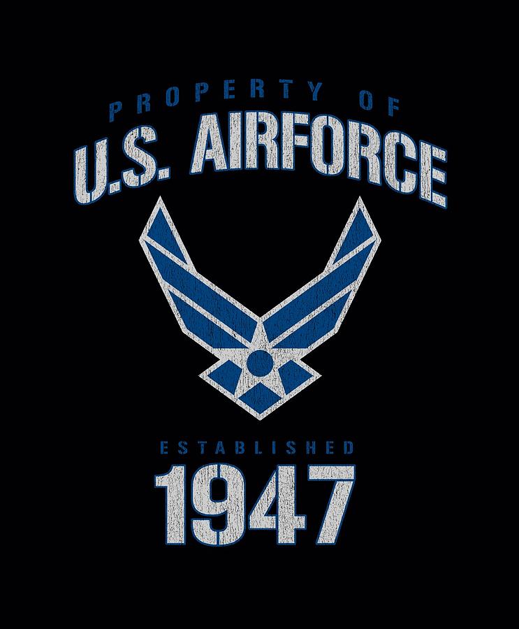 Air Force Digital Art - Air Force - Property Of by Brand A