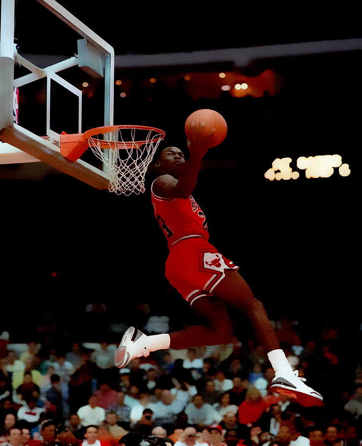 Air Jordan Reverse Slam Digital Art by Brian Reaves