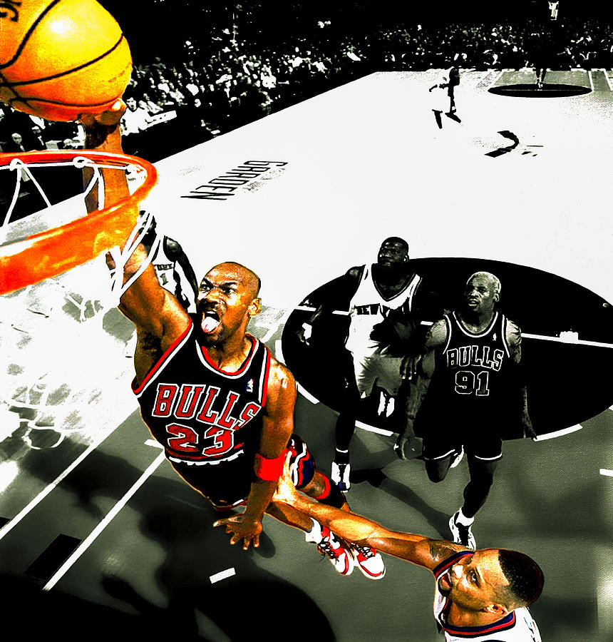 Air Jordan Rises Digital Art by Brian Reaves