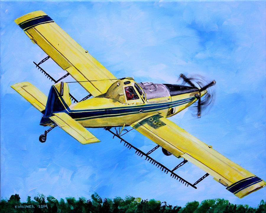 Air Tractor  Painting by Karl Wagner