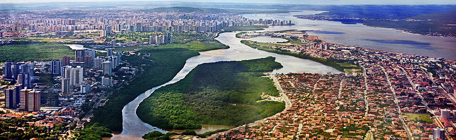 Air View Of Aracaju - Sergipe - Brazil Photograph by Carlos Alkmin