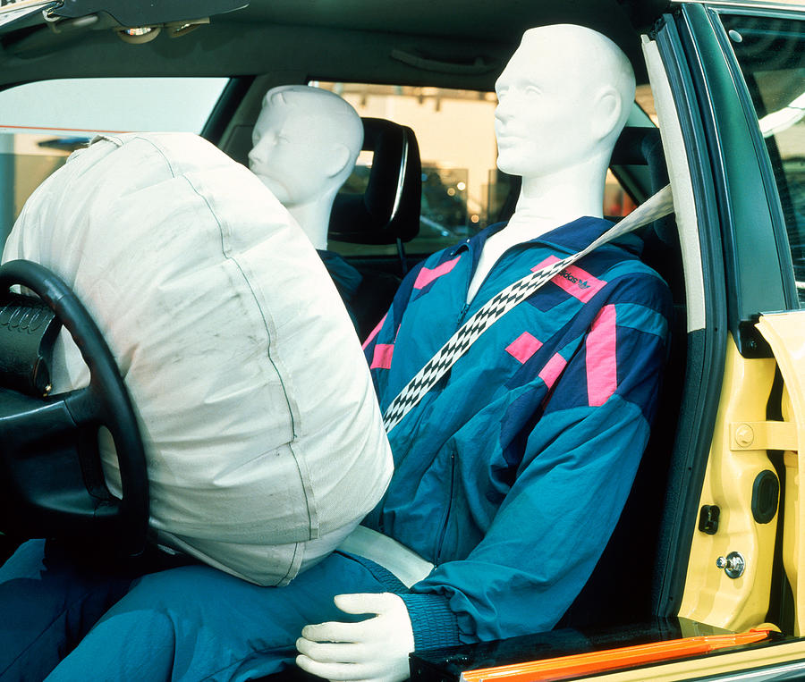 Airbag Crash Test Photograph by Benelux Press BV
