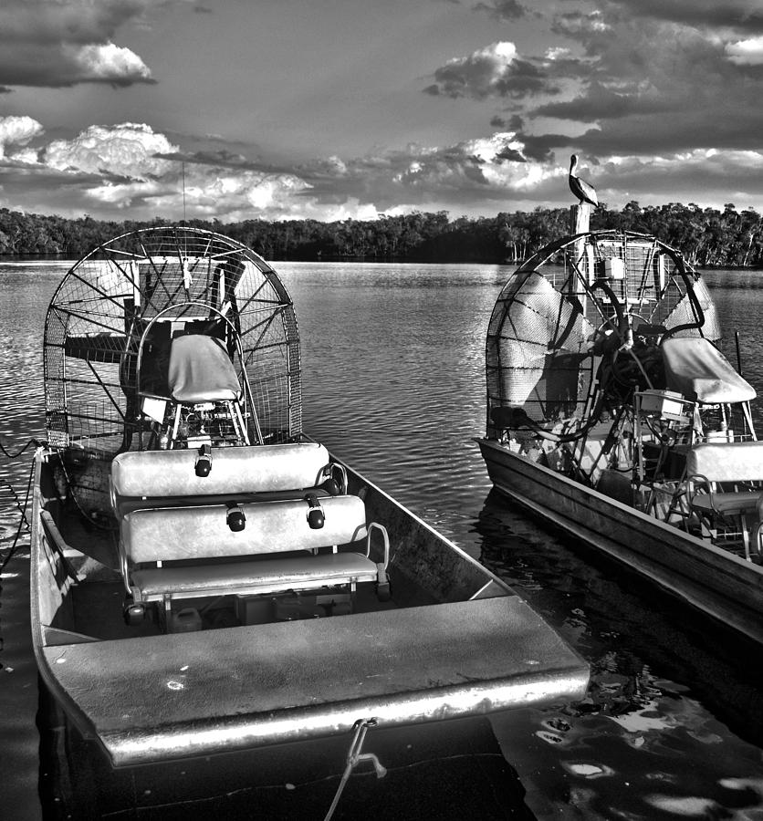 Airboats Photograph by Timothy Lowry