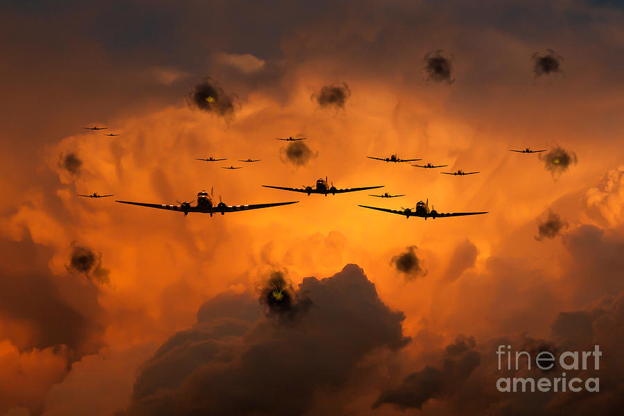 Airborne Invasion  Digital Art by Airpower Art