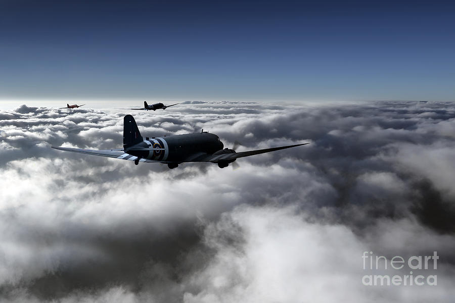 Airborne Digital Art by Airpower Art