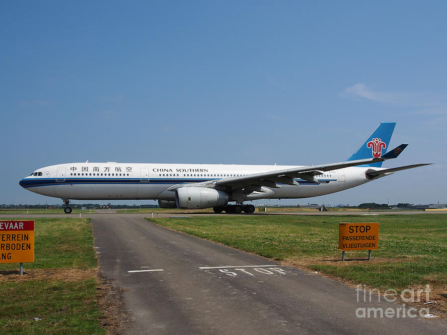 Transportation Photograph - Airbus A330 by Paul Fearn