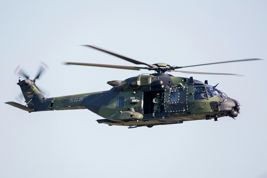 Airbus Nh-90 Of The German Army Photograph by Timm Ziegenthaler