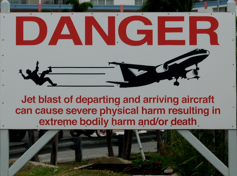 Aircraft Danger Photograph by Caroline Stella