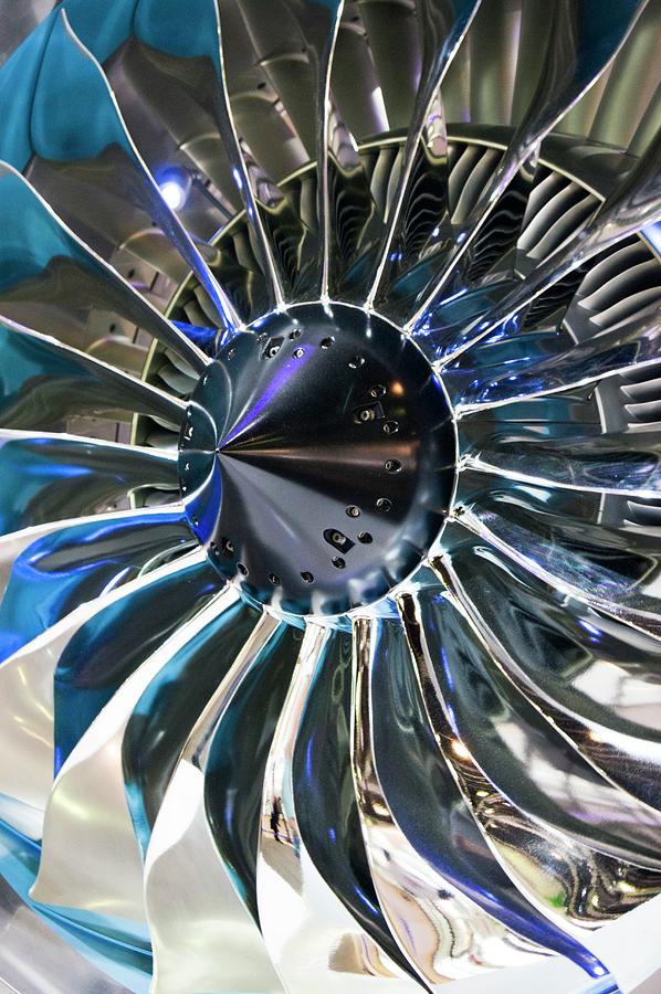 Aircraft Engine Fan Photograph by Mark Williamson/science Photo Library