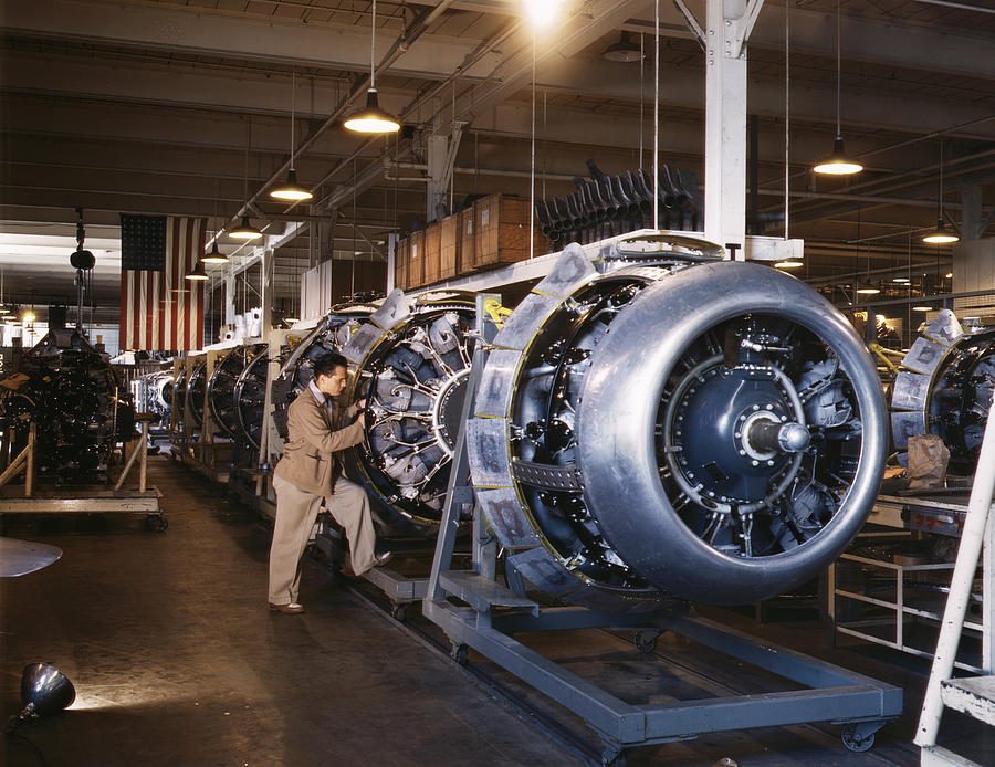 Aircraft Factory, 1942 by Granger