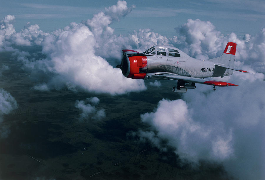 Aircraft Used In Thunderstorm Studies Photograph by Peter Menzel/science Photo Library