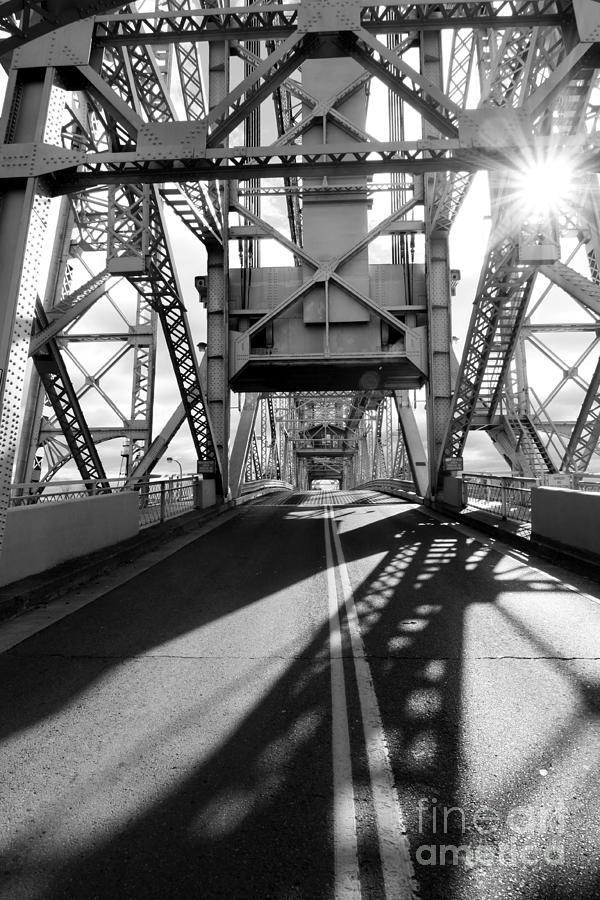 Aireal Lift Bridge Photograph by Rick Rauzi