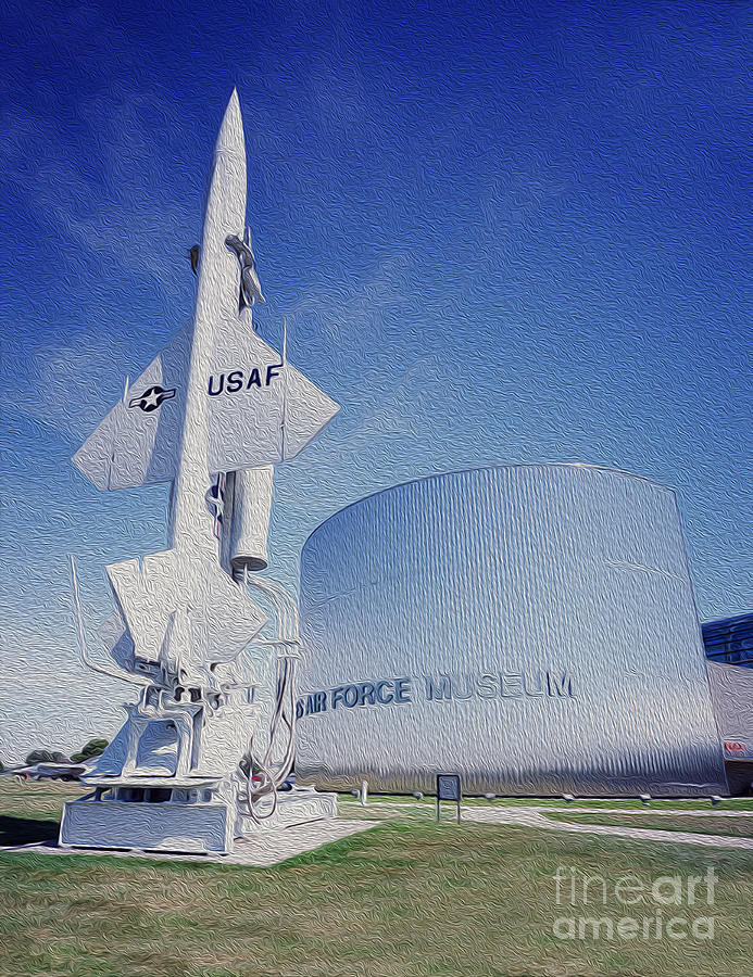Air Force Mixed Media - Airforce Museum by Jon Neidert