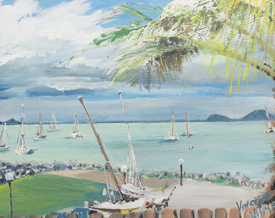 Airlie Beach  Australia Painting by Vincent Alexander Booth