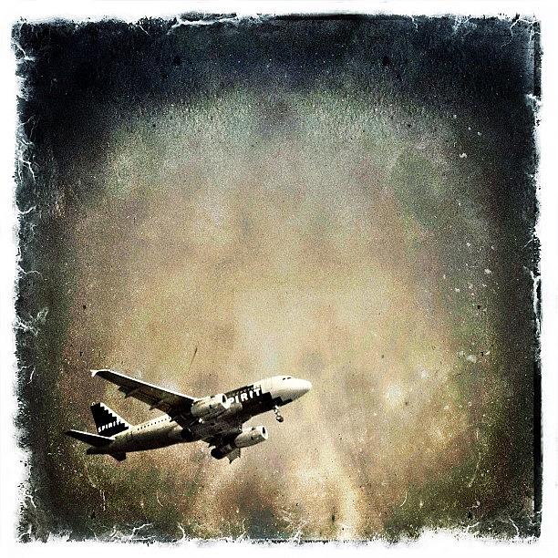 Airport Photograph - #airplane #airport #sky #mextures by Lauren Dsf