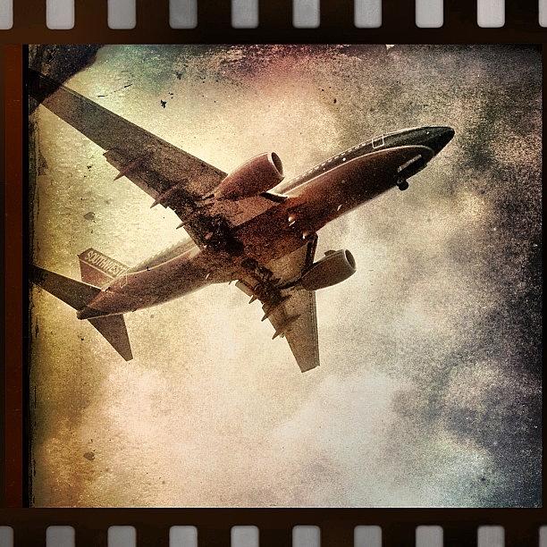 Vintage Photograph - #airplane #airport #travel #instamood by Lauren Dsf