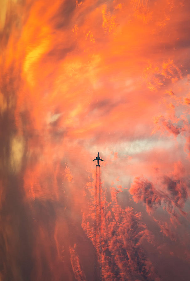 Landscape Photograph - Airplane by Christian Lindsten