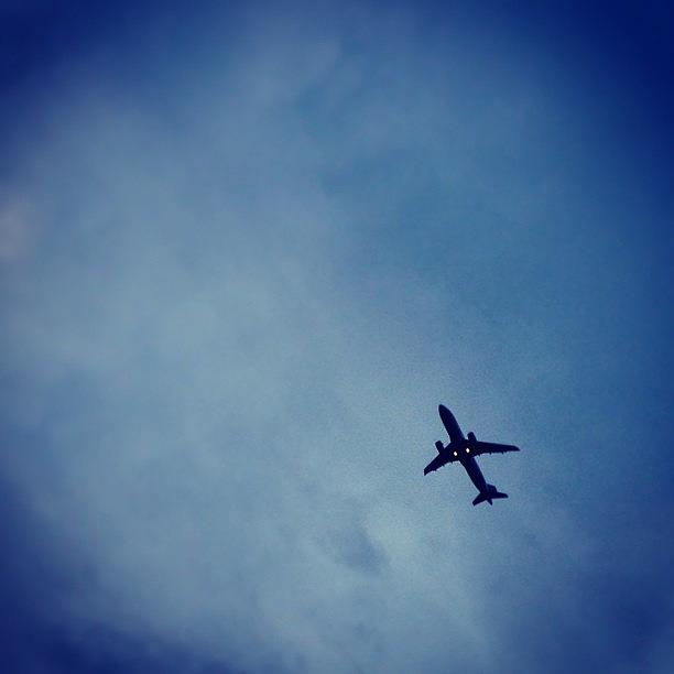 Airplane Photograph - #airplane #flight #sky #skylovers by Stephen Smith