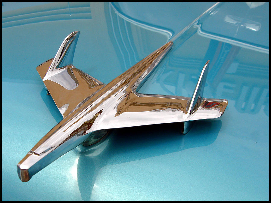 Airplane Hood Ornament Photograph by Ellen Tully