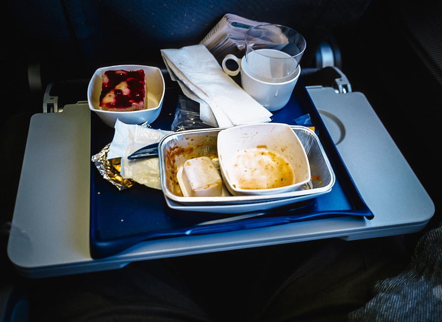 Airplane Meal Photograph by David Madison