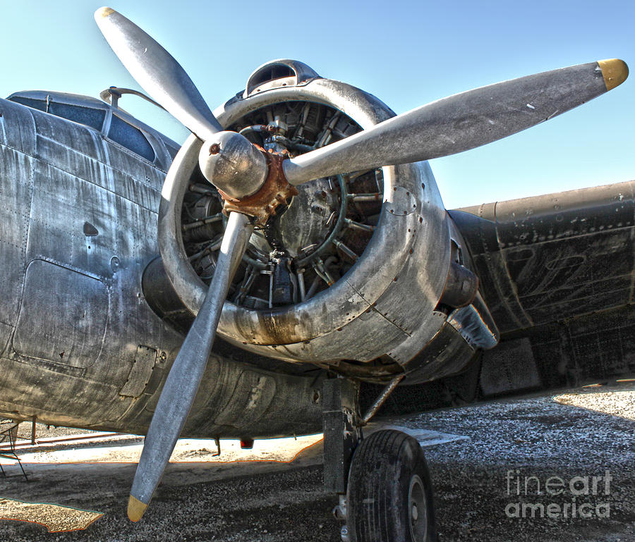 Airplane Photograph - Airplane Propeller - 04 by Gregory Dyer
