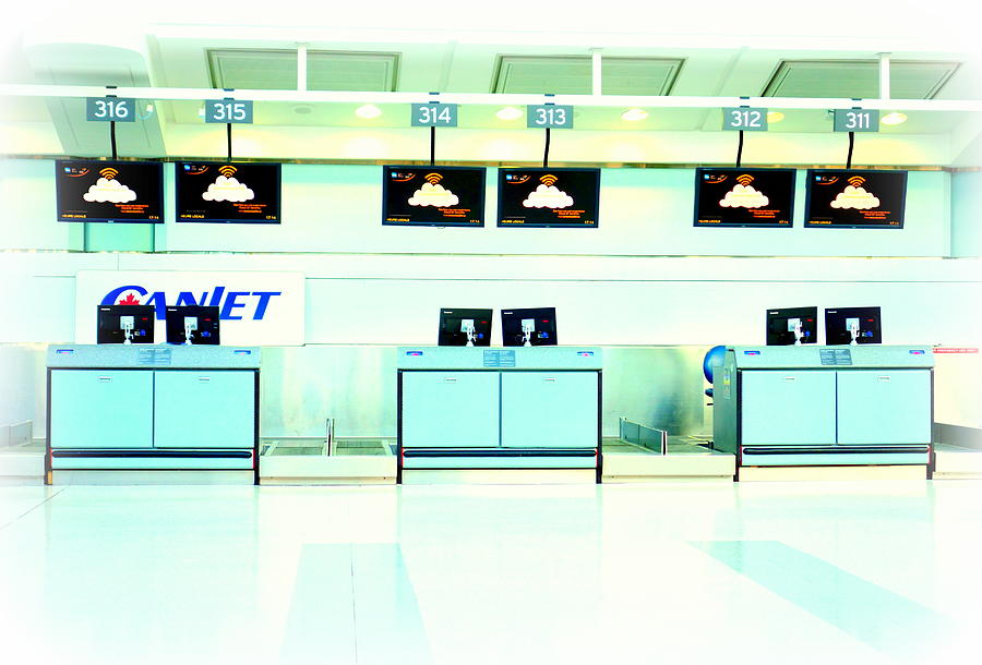 Airport Counters Photograph by Valentino Visentini