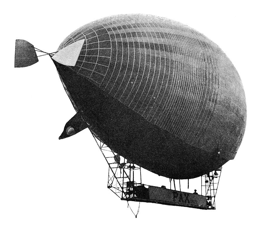 Airship le Pax In Flight Photograph by Science Photo Library