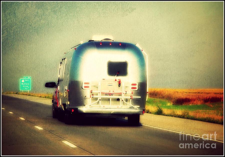 Airstream Rolling Down The Highway Photograph by Beth Ferris Sale