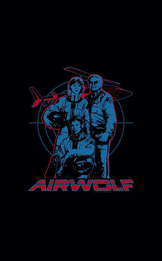 Helicopter Digital Art - Airwolf - Graphic by Brand A